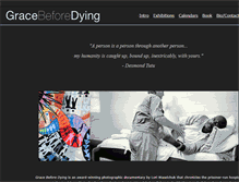 Tablet Screenshot of gracebeforedying.org